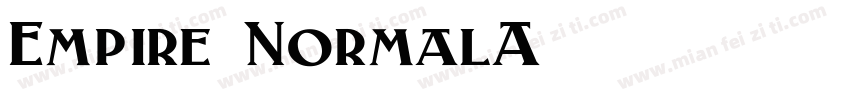 Empire NormalA字体转换